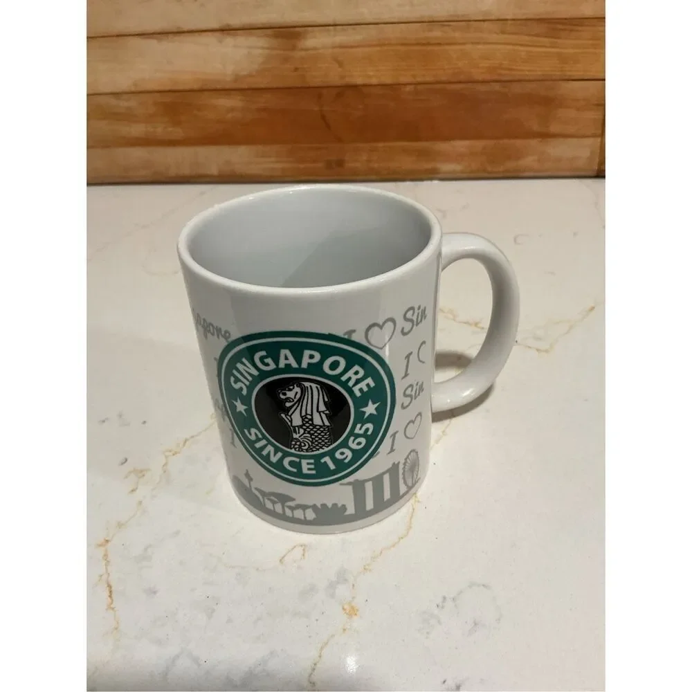 Starbucks Coffee Collector Series  Singapore Since 1965 Ceramic Mug Cup